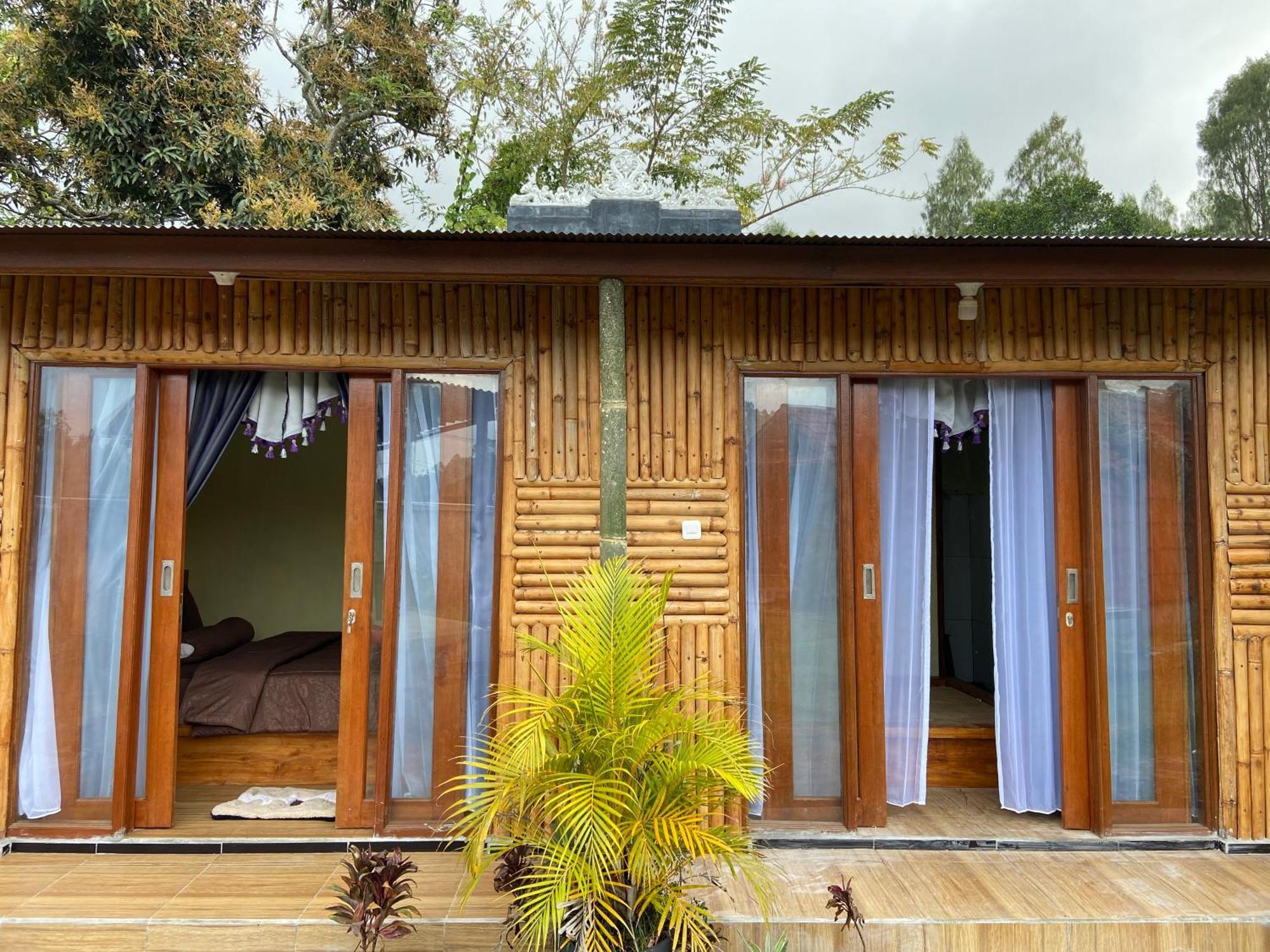 Batur Bamboo Cabin Kintamani Exterior foto